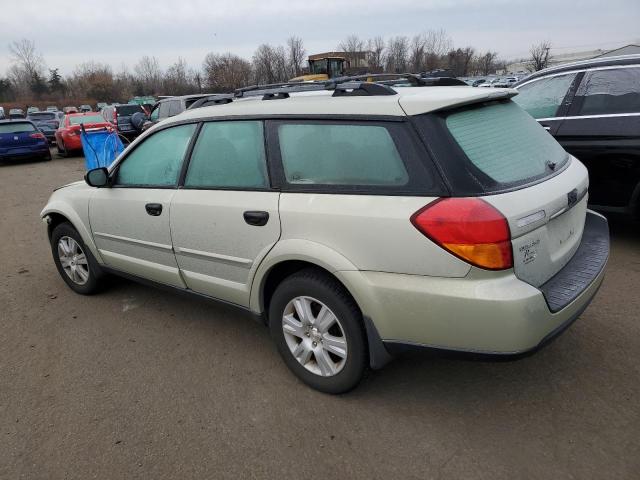 4S4BP61C557346233 - 2005 SUBARU LEGACY OUTBACK 2.5I CREAM photo 2