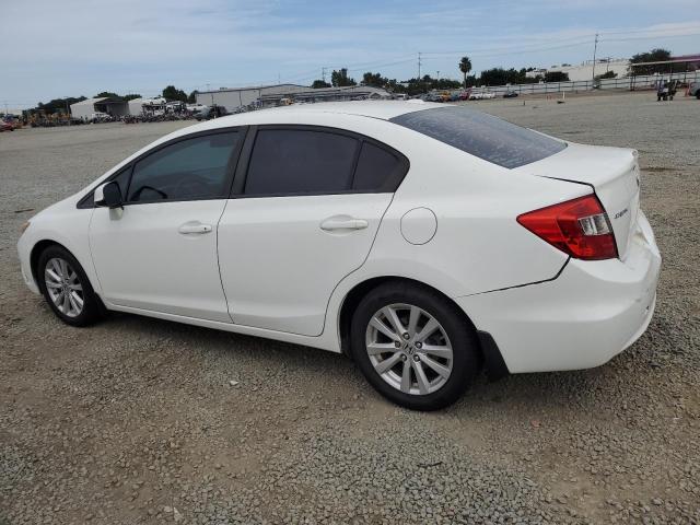 2HGFB2F99CH521953 - 2012 HONDA CIVIC EXL Білий фото 2