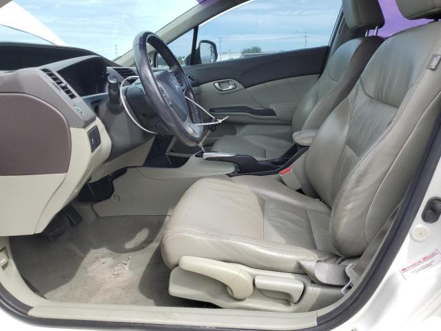 2HGFB2F99CH521953 - 2012 HONDA CIVIC EXL Білий фото 7