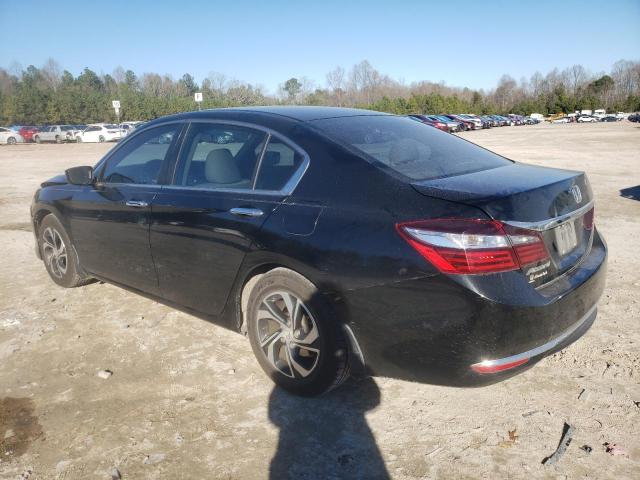 1HGCR2F33GA131302 - 2016 HONDA ACCORD LX BLACK photo 2