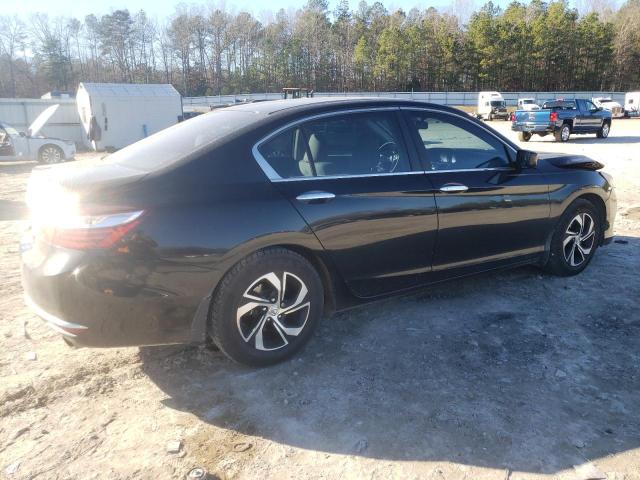 1HGCR2F33GA131302 - 2016 HONDA ACCORD LX BLACK photo 3