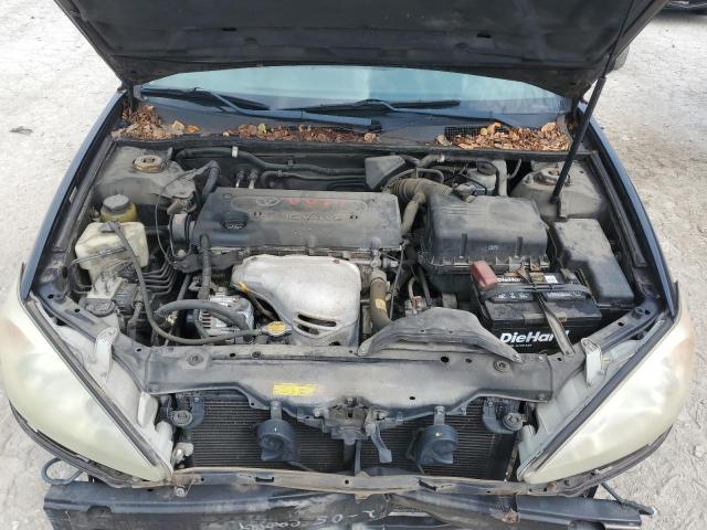 4T1BE32K72U590439 - 2002 TOYOTA CAMRY LE BLACK photo 11