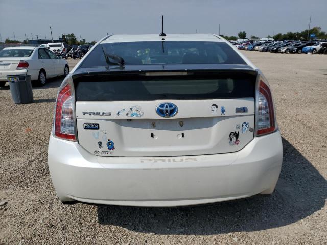 JTDKN3DU3F0394711 - 2015 TOYOTA PRIUS WHITE photo 6