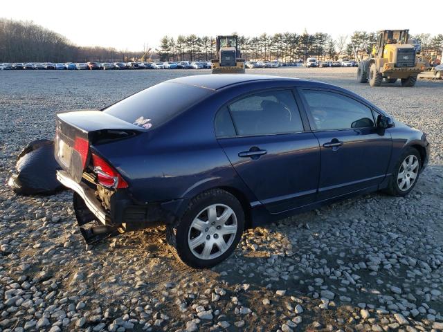 1HGFA16557L034428 - 2007 HONDA CIVIC LX BLUE photo 3