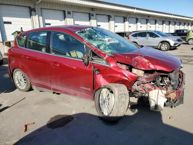 1FADP5BU8FL109412 - 2015 FORD C-MAX SEL MAROON photo 4