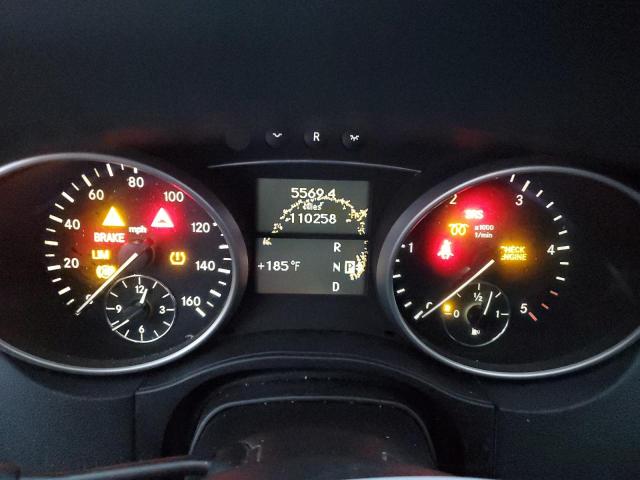 4JGBB22E78A432156 - 2008 MERCEDES-BENZ ML 320 CDI BLACK photo 9