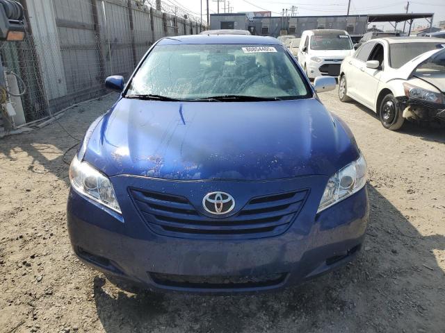 4T1BK46K07U005474 - 2007 TOYOTA CAMRY LE BLUE photo 5
