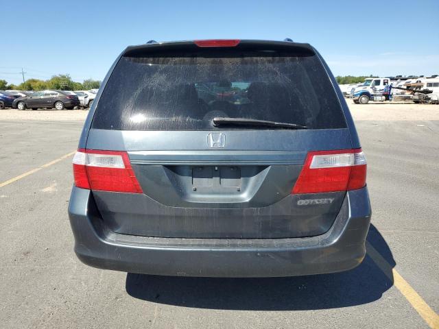 5FNRL38645B420586 - 2005 HONDA ODYSSEY EXL BLUE photo 6