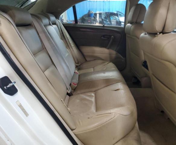 JH4KB16546C004750 - 2006 ACURA RL თეთრი ფოტო 10