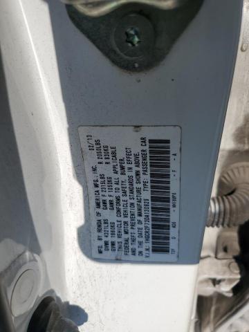 1HGCR2F73DA130925 - 2013 HONDA ACCORD EX WHITE photo 12