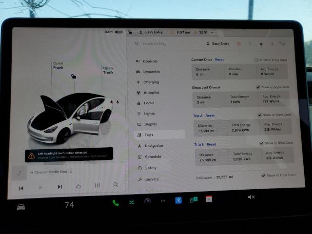 5YJ3E1EA2PF603436 - 2023 TESLA MODEL 3 Ağ foto 9