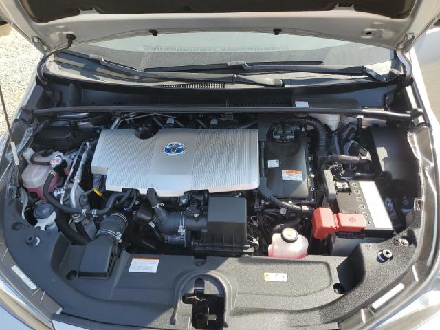 JTDKAMFUXN3188880 - 2022 TOYOTA PRIUS NIGHT SHADE SILVER photo 12