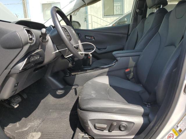 JTDKAMFUXN3188880 - 2022 TOYOTA PRIUS NIGHT SHADE SILVER photo 7