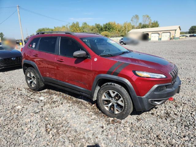 1C4PJMBS7FW634378 - 2015 JEEP CHEROKEE TRAILHAWK RED photo 4