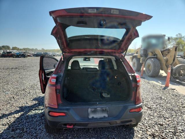 1C4PJMBS7FW634378 - 2015 JEEP CHEROKEE TRAILHAWK RED photo 6