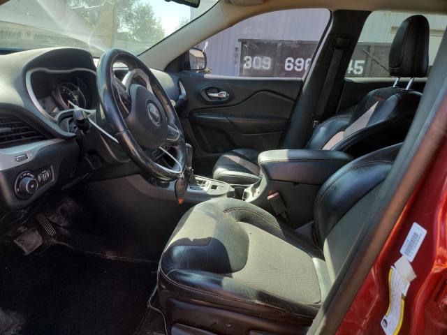 1C4PJMBS7FW634378 - 2015 JEEP CHEROKEE TRAILHAWK RED photo 7