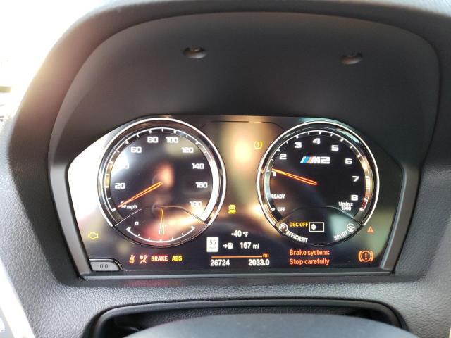 WBS2U7C07L7E45621 - 2020 BMW M2 COMPETITION Білий фото 9