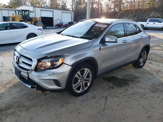 WDCTG4GB8GJ250320 - 2016 MERCEDES-BENZ GLA 250 4MATIC SILVER photo 1