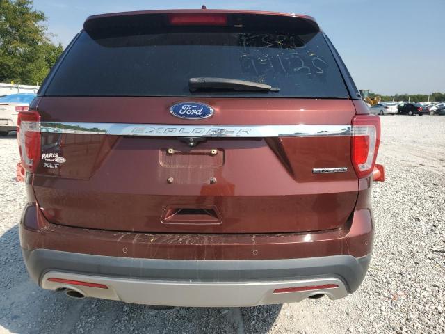 1FM5K7D86GGD35849 - 2016 FORD EXPLORER XLT BROWN photo 6