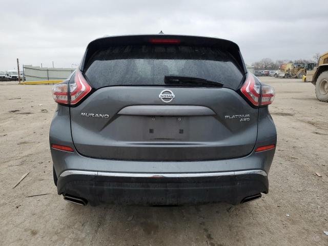 5N1AZ2MH0FN227072 - 2015 NISSAN MURANO S GRAY photo 6