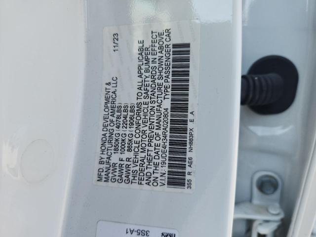 19UDE4H34RA020804 - 2024 ACURA INTEGRA A-SPEC Weiß Foto 13