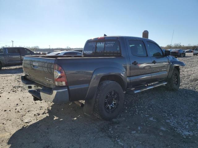 5TFJU4GNXFX065911 - 2015 TOYOTA TACOMA DOUBLE CAB PRERUNNER GRAY photo 3