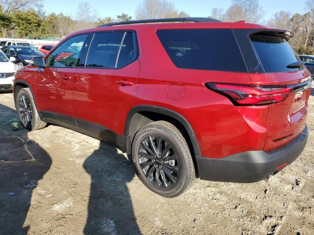 1GNEVJKW3PJ312839 - 2023 CHEVROLET TRAVERSE RS RED photo 2