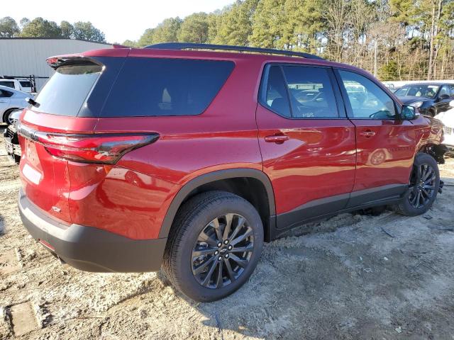 1GNEVJKW3PJ312839 - 2023 CHEVROLET TRAVERSE RS RED photo 3