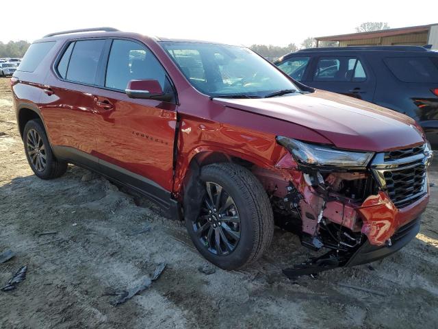 1GNEVJKW3PJ312839 - 2023 CHEVROLET TRAVERSE RS RED photo 4