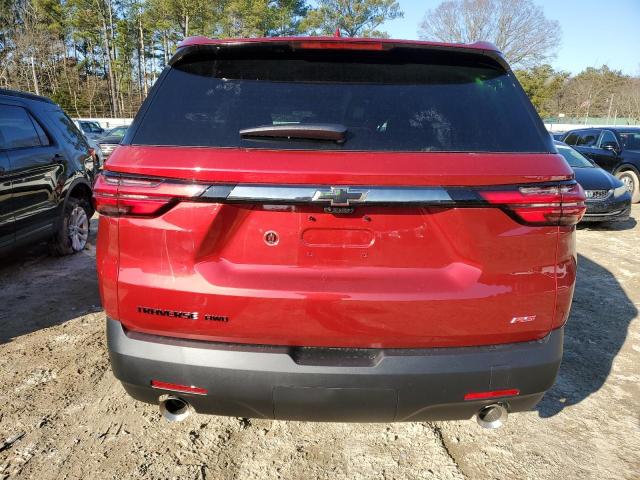 1GNEVJKW3PJ312839 - 2023 CHEVROLET TRAVERSE RS RED photo 6