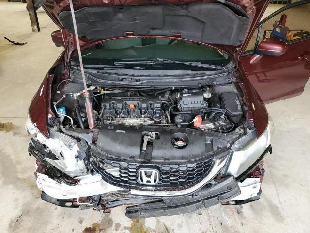 2HGFB2F53FH041148 - 2015 HONDA CIVIC LX BURGUNDY photo 11