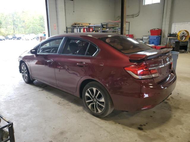2HGFB2F53FH041148 - 2015 HONDA CIVIC LX BURGUNDY photo 2