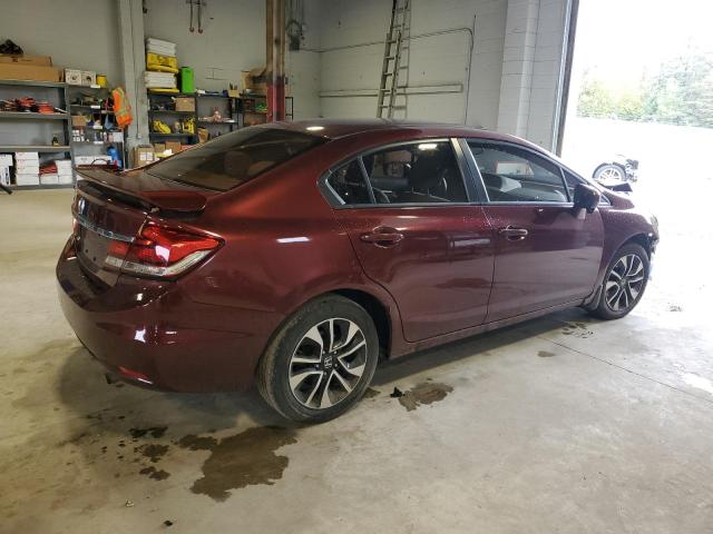2HGFB2F53FH041148 - 2015 HONDA CIVIC LX BURGUNDY photo 3