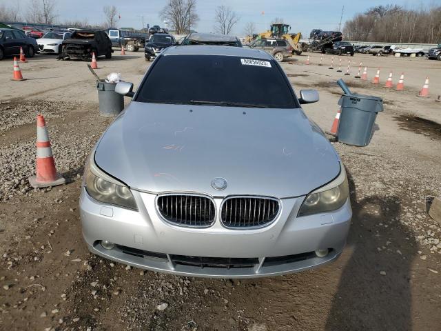 WBANB53566CP01330 - 2006 BMW 550 I SILVER photo 5