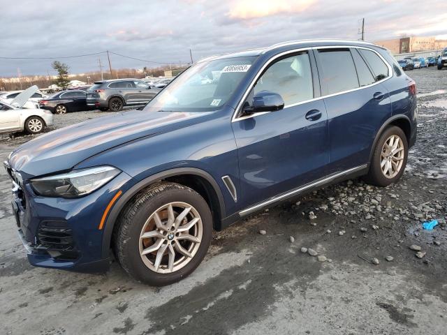 5UXCR6C0XN9L43403 - 2022 BMW X5 XDRIVE40I BLUE photo 1