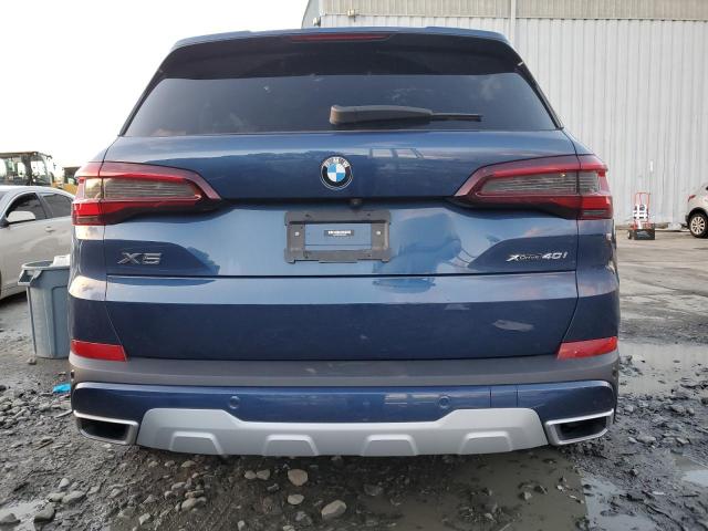 5UXCR6C0XN9L43403 - 2022 BMW X5 XDRIVE40I BLUE photo 6