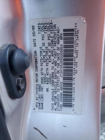 JT3HT05J8X0068864 - 1999 TOYOTA LAND CRUIS SILVER photo 12