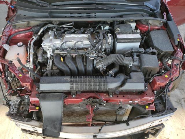 5YFEPMAE0NP364788 - 2022 TOYOTA COROLLA LE RED photo 11