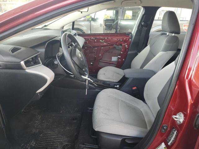 5YFEPMAE0NP364788 - 2022 TOYOTA COROLLA LE RED photo 7