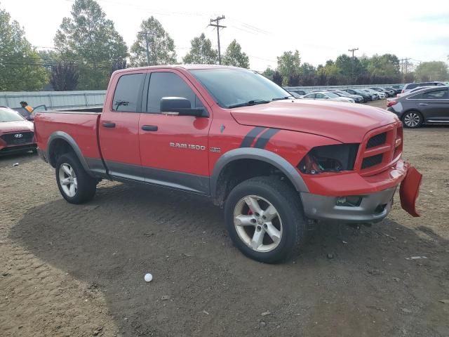 1C6RD7GT7CS255250 - 2012 DODGE RAM 1500 SLT 红色 照片 4