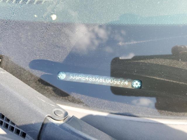 5J6RE485X8L005274 - 2008 HONDA CR-V EX BLACK photo 13