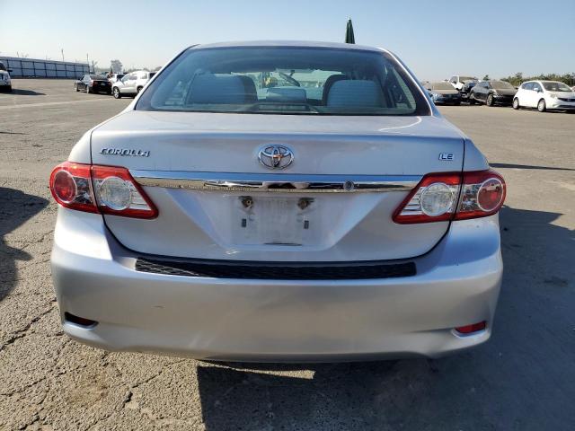 2T1BU4EEXBC586613 - 2011 TOYOTA COROLLA BASE SILVER photo 6