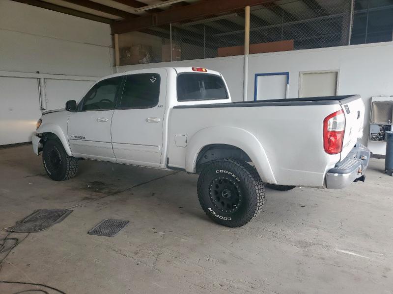 5TBDT44176S505115 - 2006 TOYOTA TUNDRA DOUBLE CAB SR5 WHITE photo 2