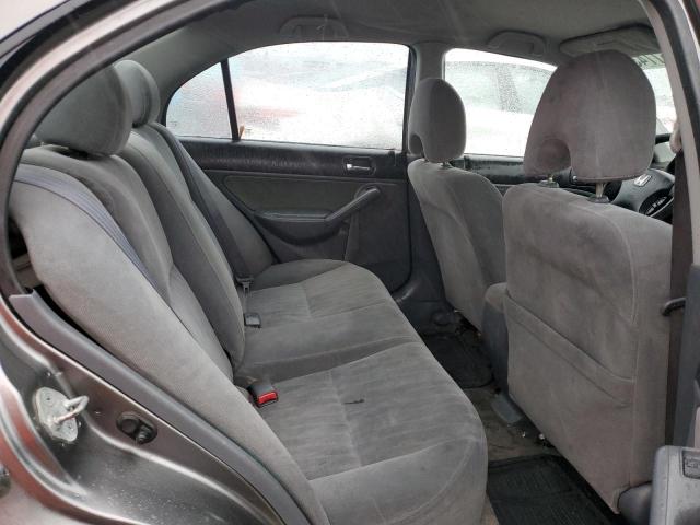 2HGES16555H571271 - 2005 HONDA CIVIC LX GRAY photo 10