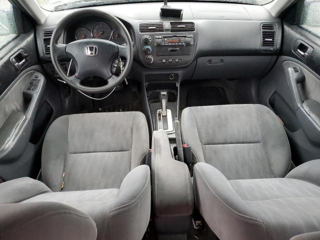 2HGES16555H571271 - 2005 HONDA CIVIC LX GRAY photo 8