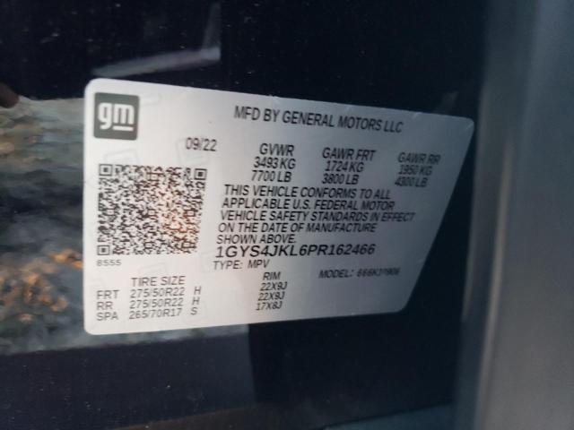 1GYS4JKL6PR162466 - 2023 CADILLAC ESCALADE ESV LUXURY BLACK photo 13