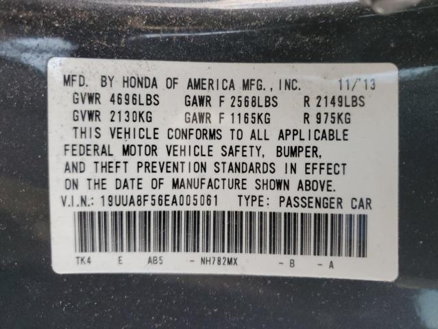 19UUA8F56EA005061 - 2014 ACURA TL TECH CHARCOAL photo 12