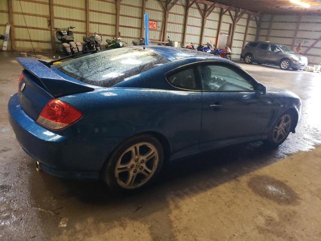 KMHHN65F96U188356 - 2006 HYUNDAI TIBURON GT BLUE photo 3