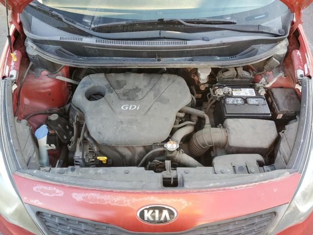 KNADM4A3XE6334799 - 2014 KIA RIO LX RED photo 11