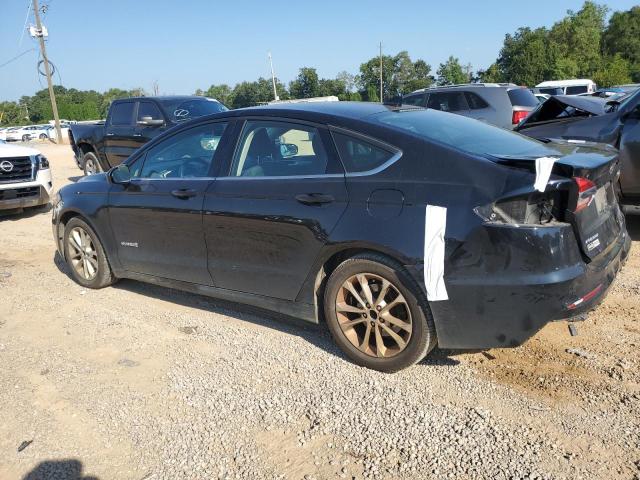 3FA6P0LU0KR266664 - 2019 FORD FUSION SE Schwarz Foto 2